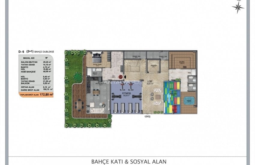 Contemporary Real Estate in a Luxurious Complex in Oba Alanya 28