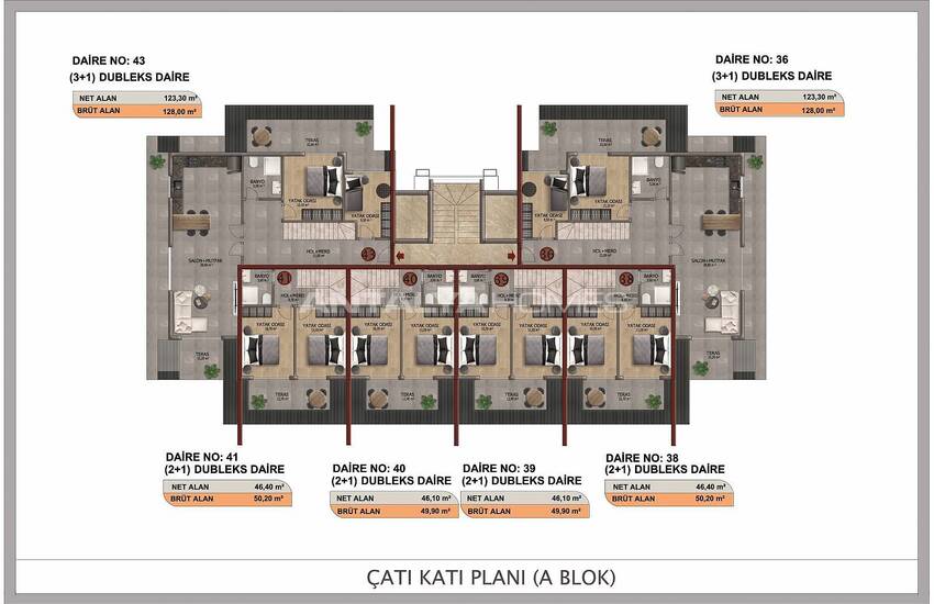 Chic Apartments with Rich Social Facilities in Alanya Oba 24