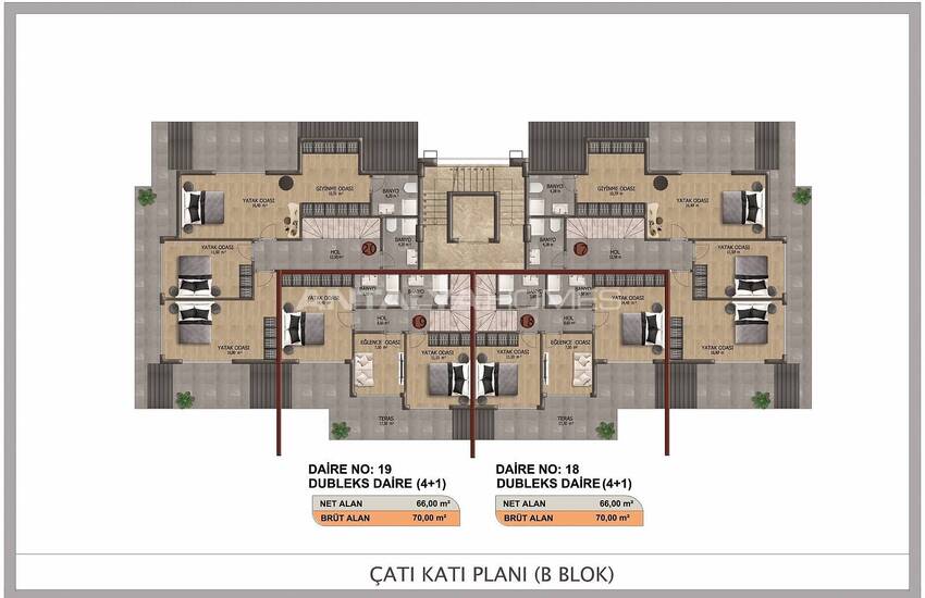 Chic Apartments with Rich Social Facilities in Alanya Oba 26