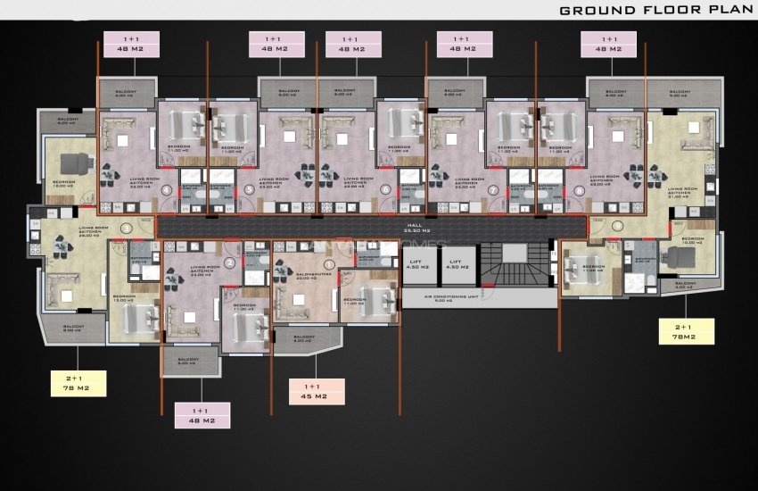 Luxurious Flats Within Walking Distance of the Beach in Alanya 23