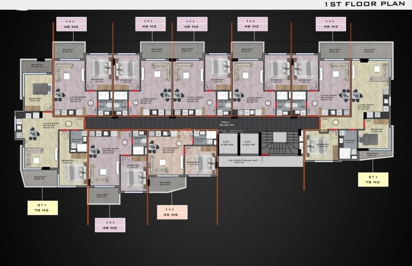 Luxurious Flats Within Walking Distance of the Beach in Alanya 17