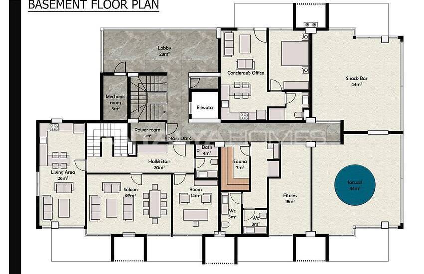 Well Located Apartments in a Featured Project in Alanya 41