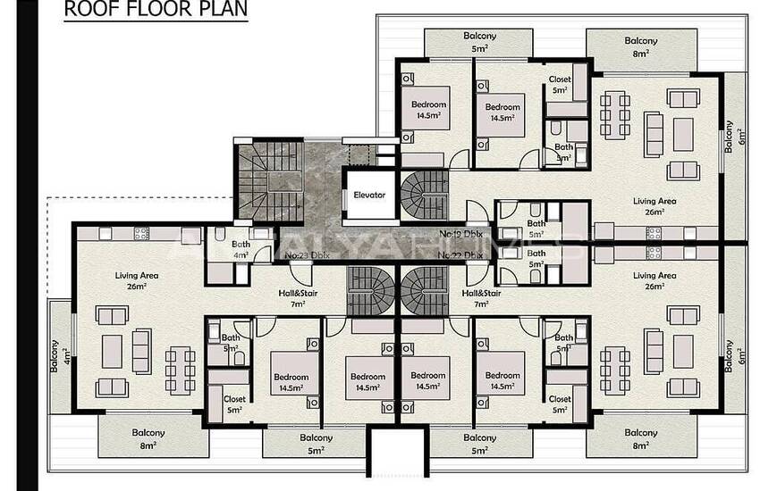 Well Located Apartments in a Featured Project in Alanya 37