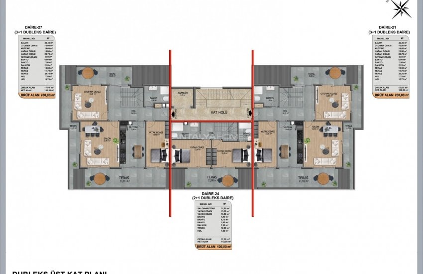 Spacious Properties Intertwined with Orange Garden in Alanya 35
