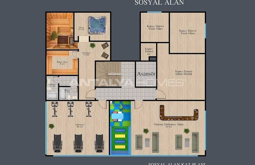 Unique Luxury Design Concept Flats in Alanya Buyukhasbahce 30