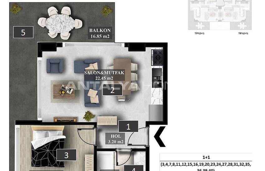 Seafront Alanya Apartments in an Advantageous Location 28