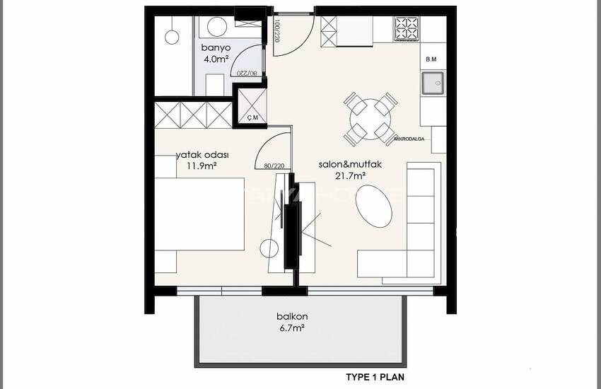 Appartements Chics En Projet De Boutiques De Luxe À Alanya 17