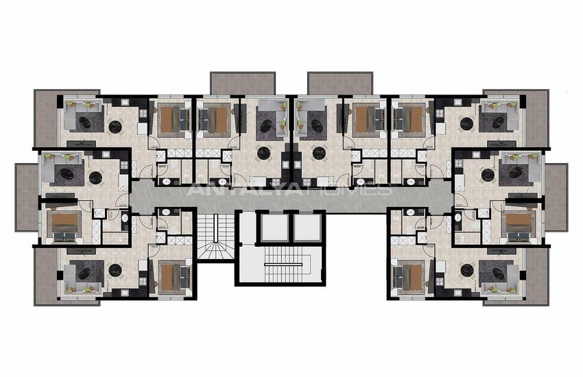 Appartements Chics En Projet De Boutiques De Luxe À Alanya 19