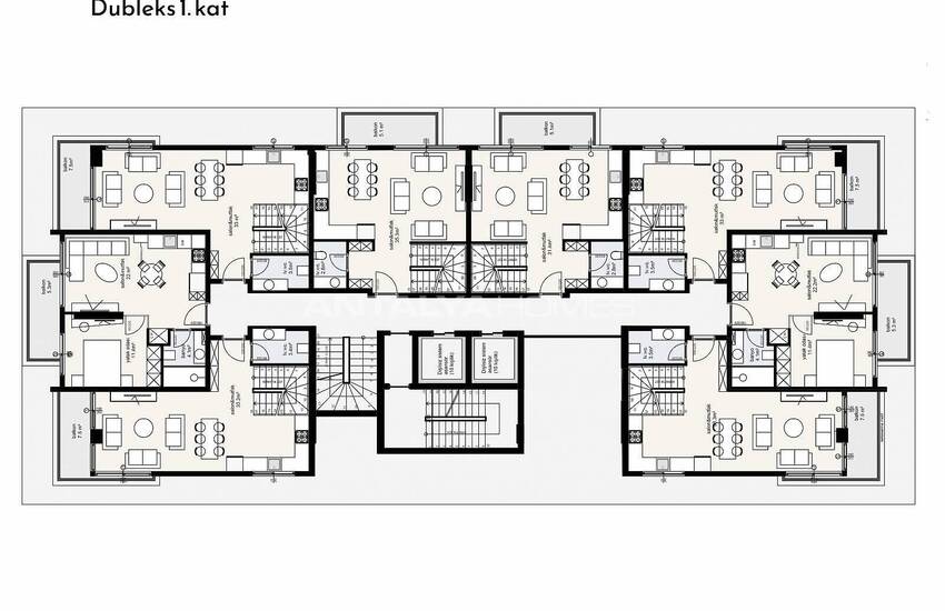 Appartements Chics En Projet De Boutiques De Luxe À Alanya 21
