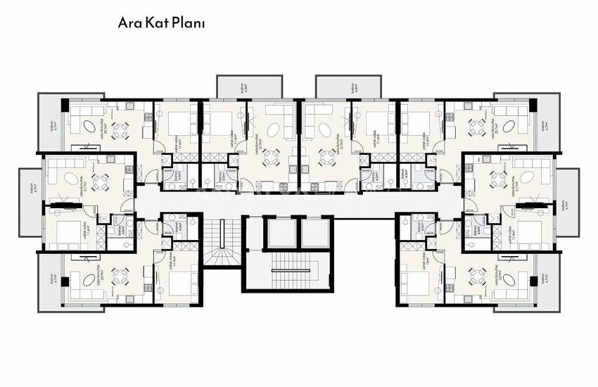 Appartements Chics En Projet De Boutiques De Luxe À Alanya 20