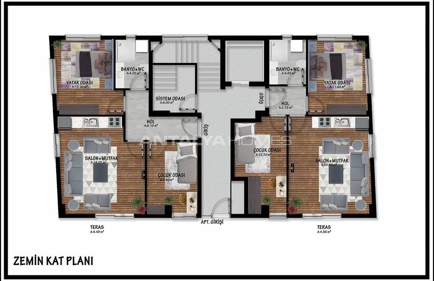 Luxury Brand New Apartments in Antalya Deniz Neighborhood 25