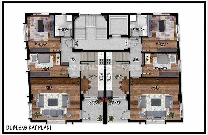 Luxury Brand New Apartments in Antalya Deniz Neighborhood 27