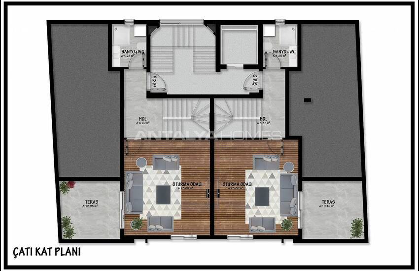 Luxury Brand New Apartments in Antalya Deniz Neighborhood 28