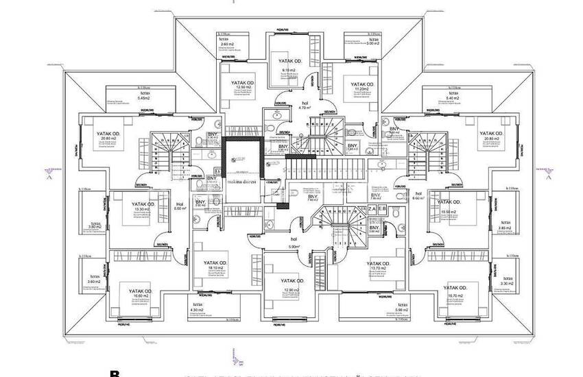 Lyxlägenheter Nära Stranden I Alanya Center 42