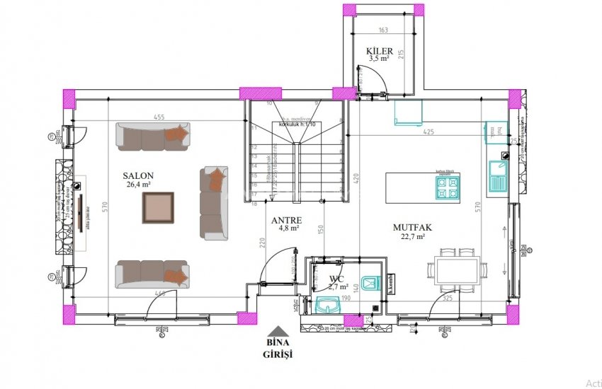 Antalya Belek'te Özel Bahçeli ve Havuzlu Modern Villalar 44