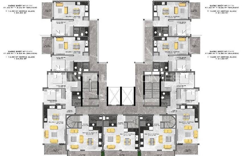 Appartements Avec De Riches Équipements Sociaux À Alanya 27