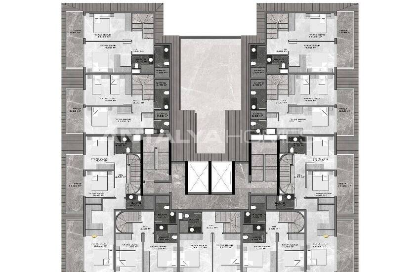 Appartementen Met Rijke Sociale Voorzieningen In Alanya 48