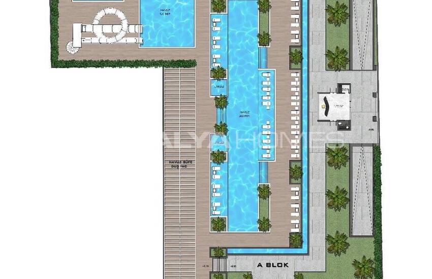Appartementen Met Rijke Sociale Voorzieningen In Alanya 45