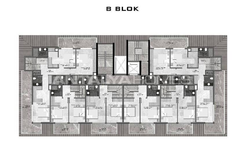 Appartementen Met Rijke Sociale Voorzieningen In Alanya 53