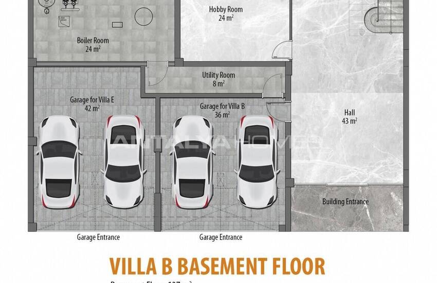 فلل فاخرة مع حديقة خاصة و إطلالة على البحر في ألانيا 32