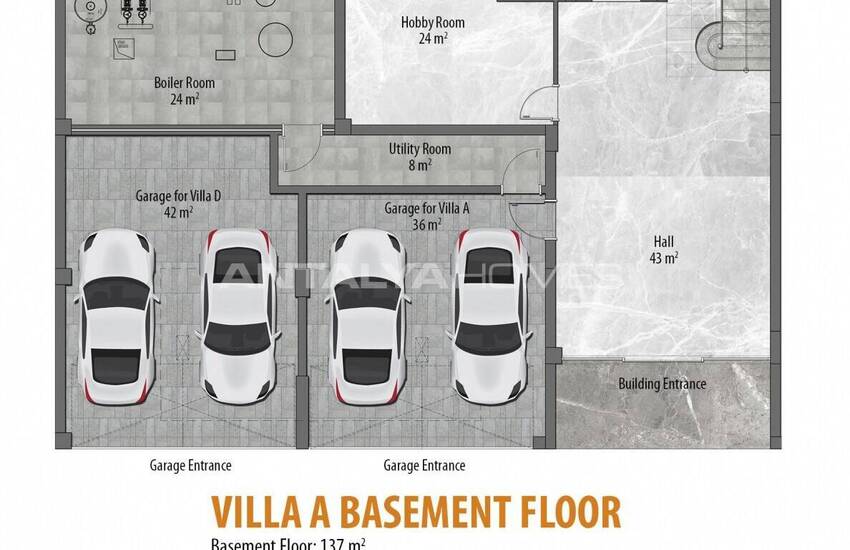 فلل فاخرة مع حديقة خاصة و إطلالة على البحر في ألانيا 28