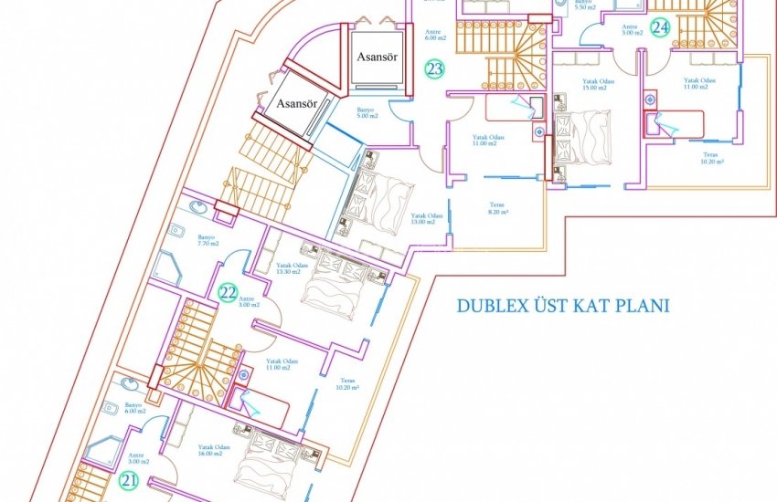 Modern Flats in a Secure Complex in Avsallar, Alanya 22