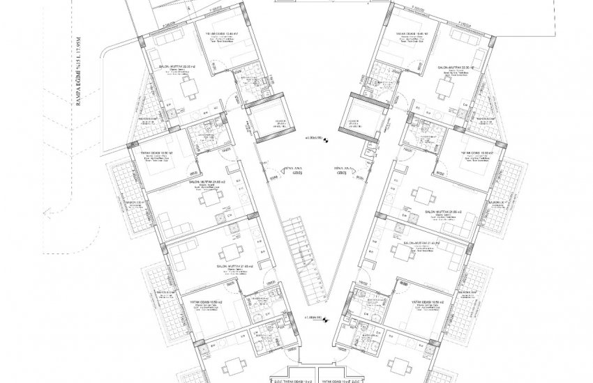 Sea View Real Estate in a Complex Near the Coast in Kestel, Alanya 24