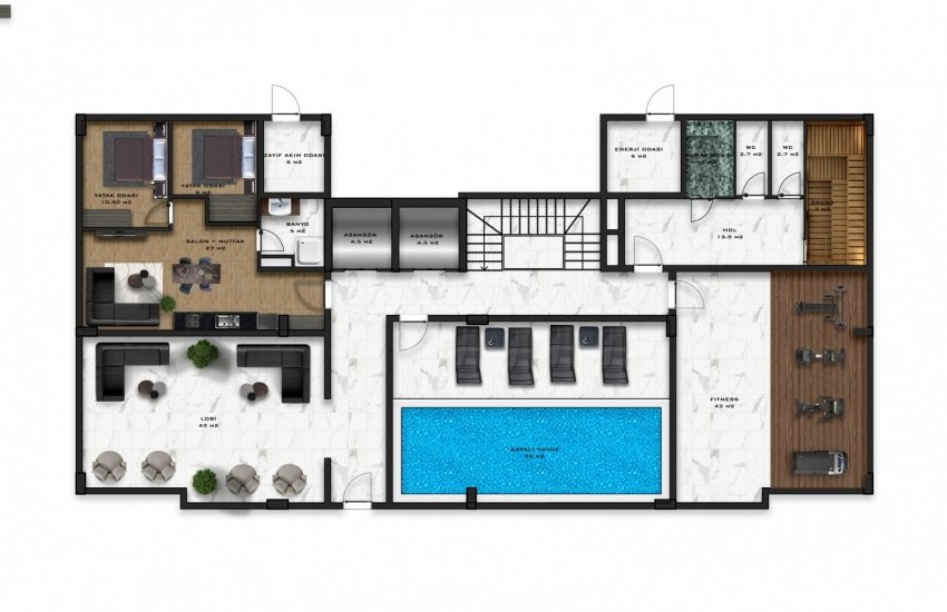 Alanya Apartments Within Walking Distance of the Beach 27