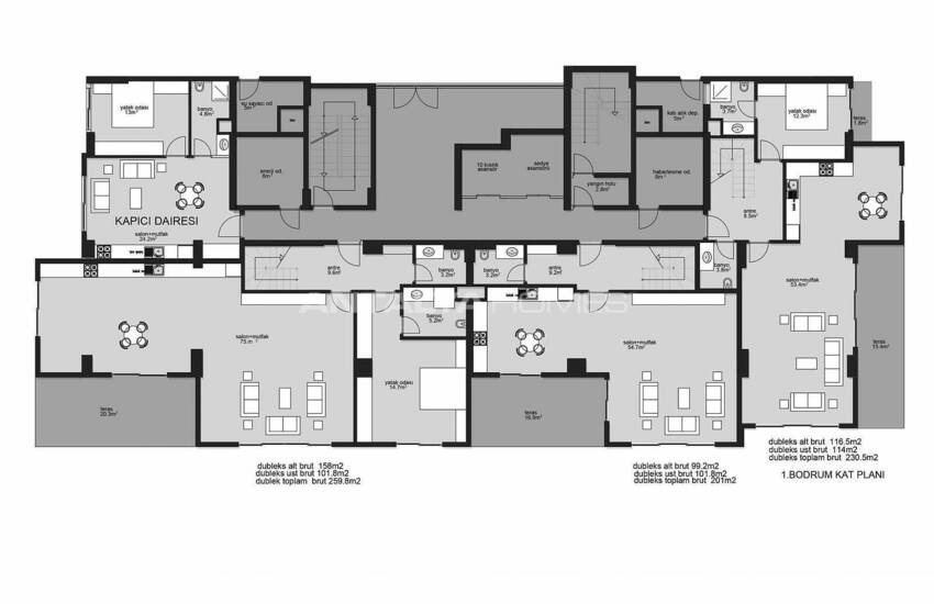 Immobilier Avec Piscines À Mahmutlar Alanya 18