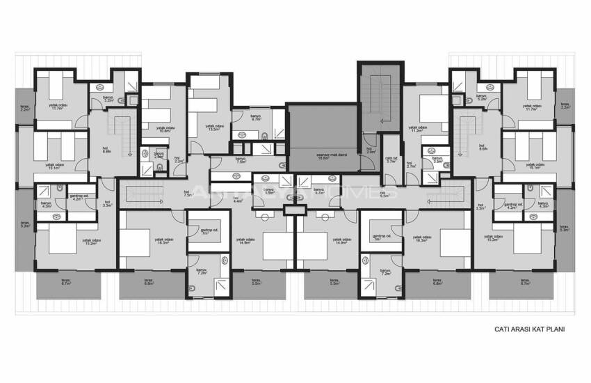 Immobilier Avec Piscines À Mahmutlar Alanya 23