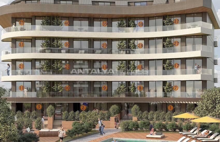 Appartements Avec Piscines À Oba Alanya 28