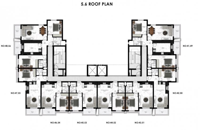 Sea View Contemporary Apartments in Avsallar, Alanya 21