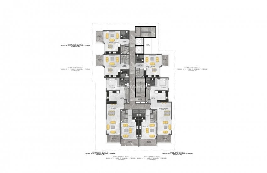 Beachfront Luxury Flats Close to Amenities in Alanya Tosmur 36