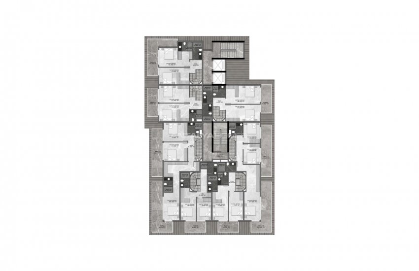 Beachfront Luxury Flats Close to Amenities in Alanya Tosmur 37