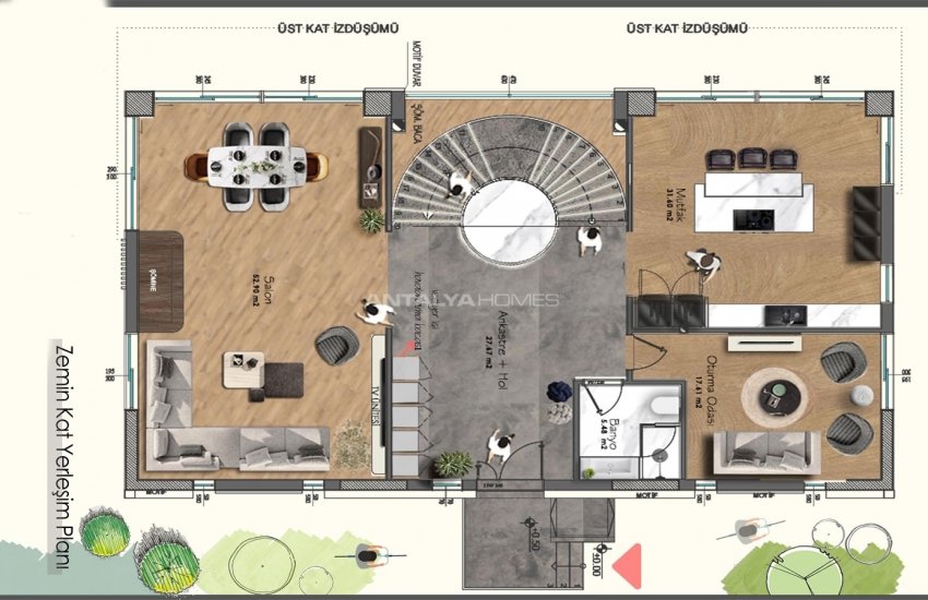 Antalya Villas with Private Gardens and Pools in Dosemealti 38