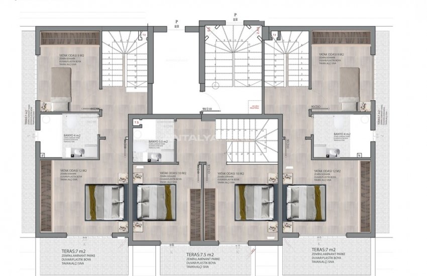 Luxury Real Estate in a New Project in Alanya Avsallar 30