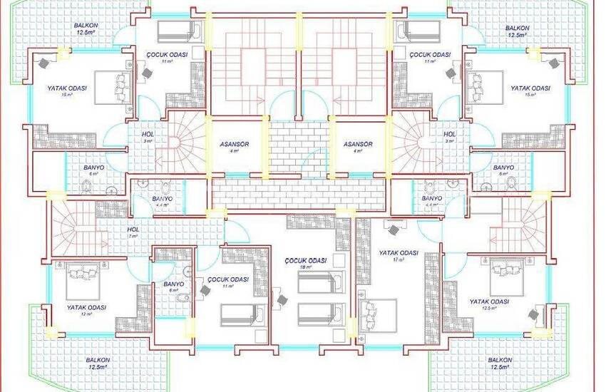 Appartementen Dichtbij Alle Voorzieningen In Saray Alanya 25