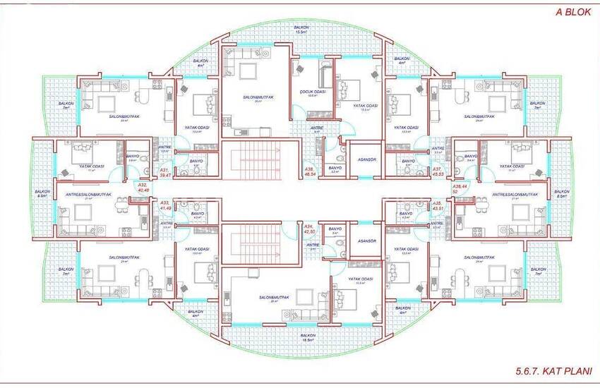 Appartementen Dichtbij Alle Voorzieningen In Saray Alanya 21