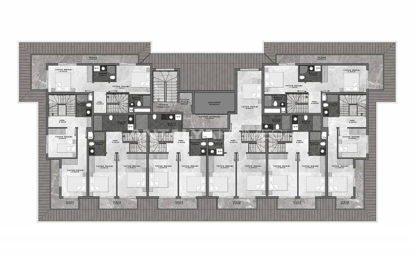 Vastgoed In Een Complex Verweven Met De Natuur In Alanya 22