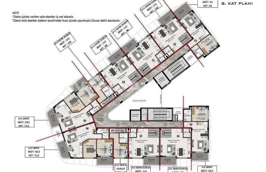Appartements Modernes Avec Piscine À Alanya 11