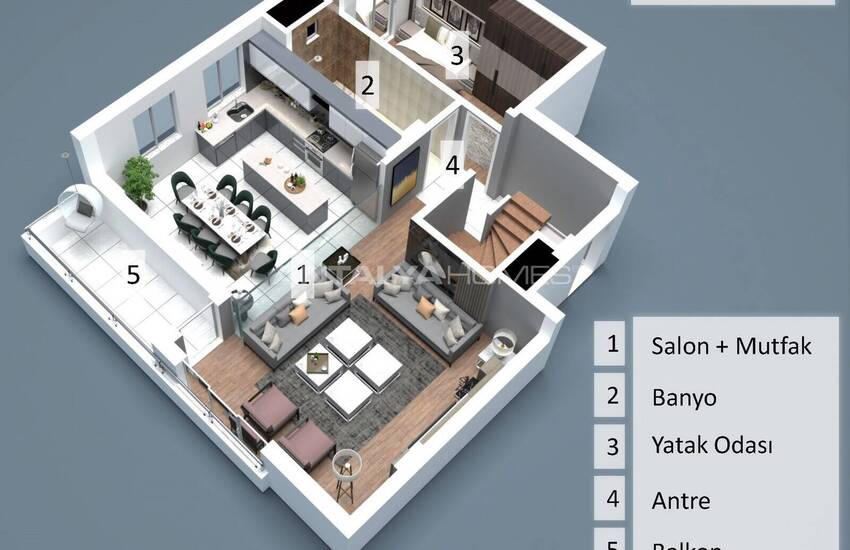 Antalya Vastgoed In Een Beveiligd Complex In Muratpasa 26