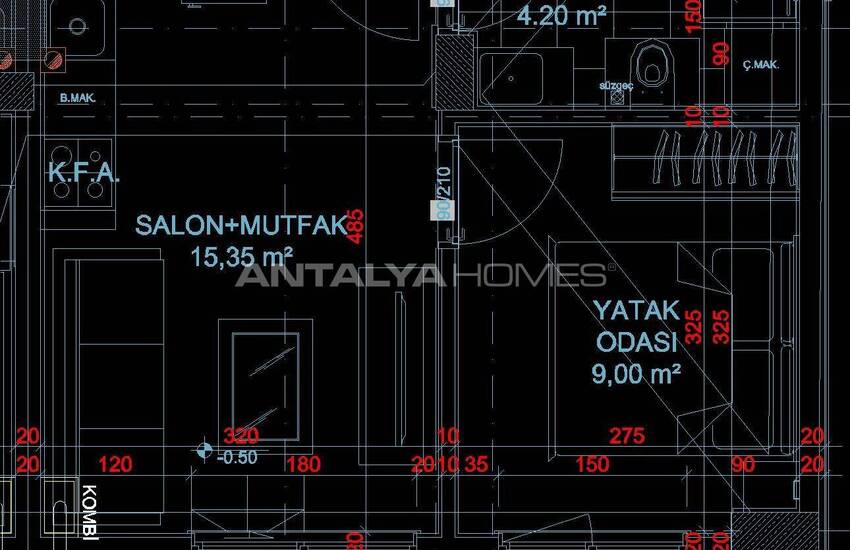Antalya Muratpaşa’da Güvenli Site İçinde Lüks Daireler 26