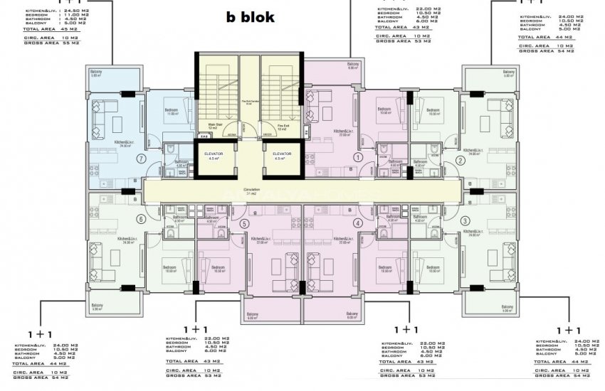 Stylish Flats in a Complex Nestled with Nature in Avsallar 26