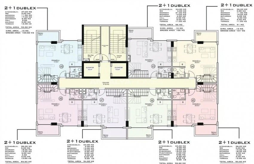 Stylish Flats in a Complex Nestled with Nature in Avsallar 28