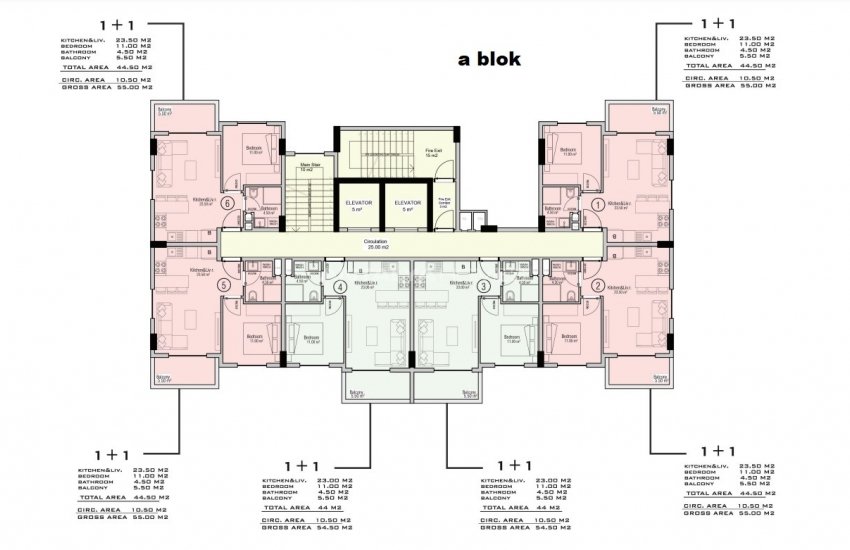 Stylish Flats in a Complex Nestled with Nature in Avsallar 25