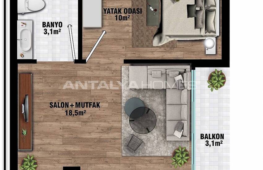 Elegant Fastighet Med Smarta Hemsystem I Aksu Altintas 28