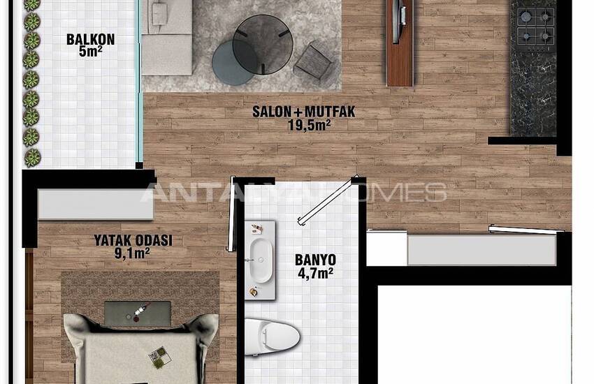 Elegant Fastighet Med Smarta Hemsystem I Aksu Altintas 29