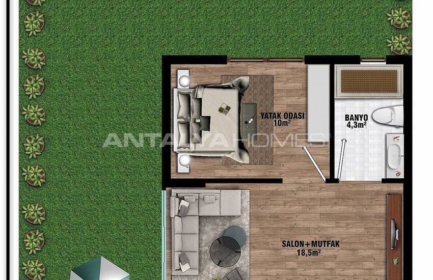 Aksu Altıntaş'ta Satılık Akıllı Ev Sistemli Çağdaş Daireler 22