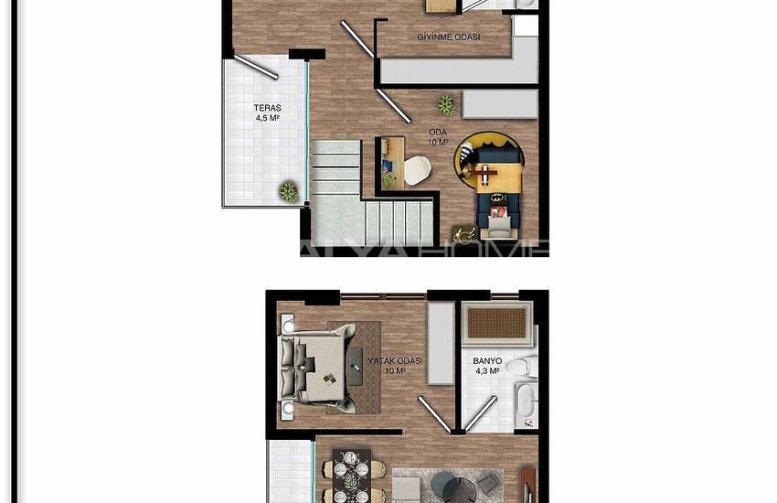 Aksu Altıntaş'ta Satılık Akıllı Ev Sistemli Çağdaş Daireler 27