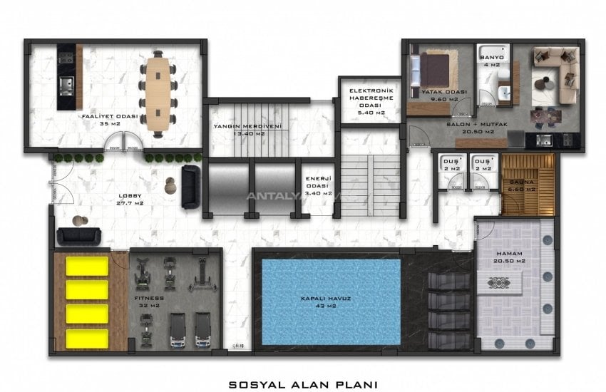 Sea View Properties Near the Beach in Alanya Demirtas 30